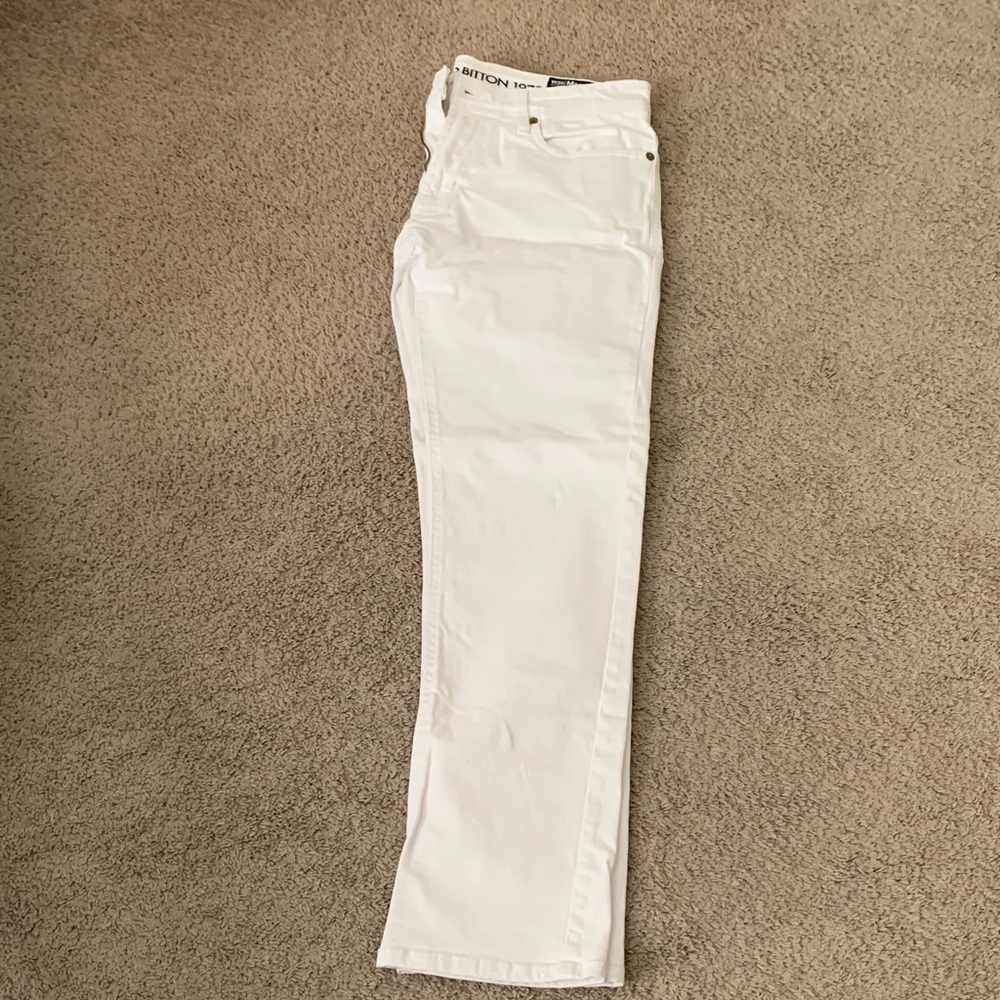 Max Edition Men's Crisp White Skinny Jeans